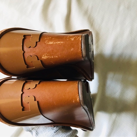 Tory Burch Brown Wedge Sandals - Picture 8 of 12